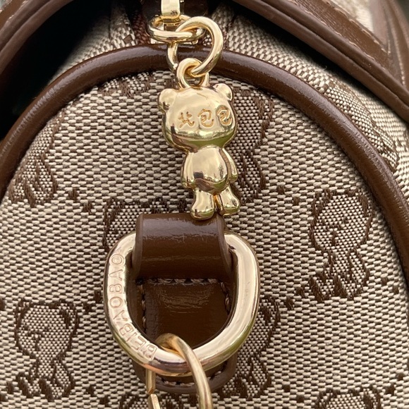 Women’s Cartoons Crossbody with Lucky Charm Rabbit In Khaki - Picture 12 of 12